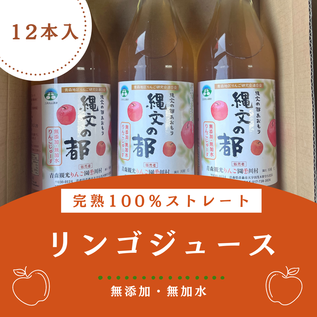 100%ストレートリンゴジュース りんごジュース | 100%ストレート果汁 - 外崎りんご園